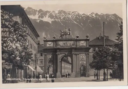 B80469 innsbruck triumpfporte austriea Vorder-/Rückbild