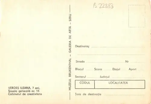 B22883 Kinder Gemälde Rumänien