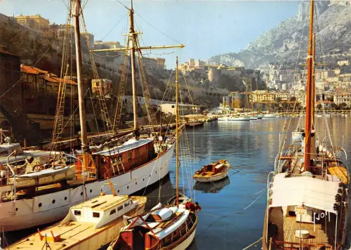 BR15874 Monaco le Port que domine au lain le chateau du prince Schiffsbateaux