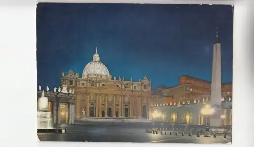 BF29136 roma piazza s pietro italy front/back image