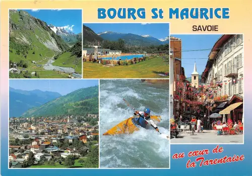 B52599 Bourg St Maurice Boote Bateaux Frankreich