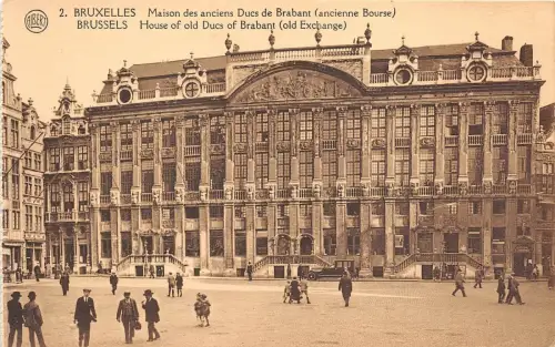 B38830 d Haus der alten Herzöge von Braant Bruxelles Belgien