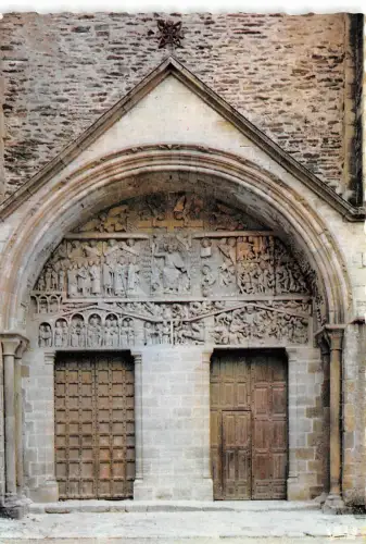 BR4652 Conques L Eglise romane le Tympan france