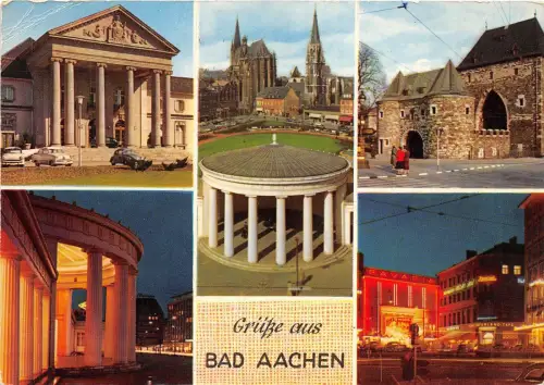 BG10707 grusse aus bad aachen car voiture germany