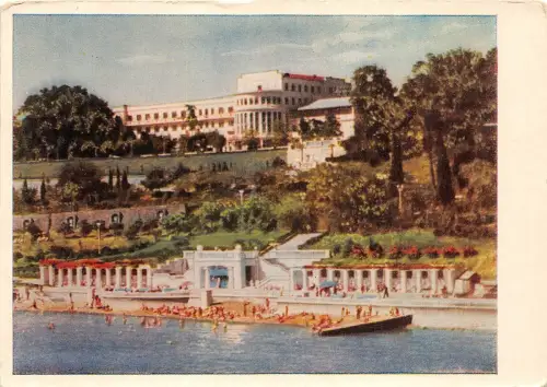 B54547 Sotschi Blick auf das Primorskaya Hotel Russland