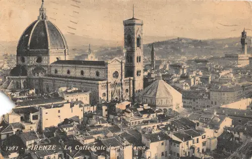 Br32978 Firenze Panorama La Cathedrale italy