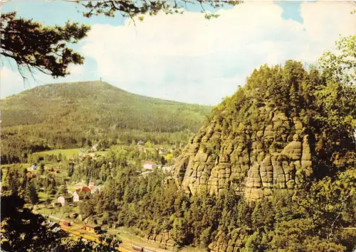 BG12843 zittau blick nach kurort oybin zittauer gebirge germany