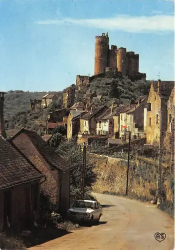 BG5514 car voiture najac le chateau aveyron france