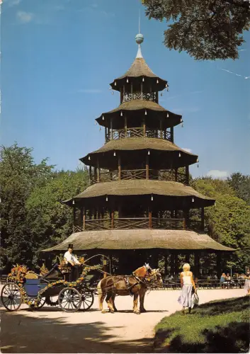 B63867 München Engl Garten Chin Turm germany