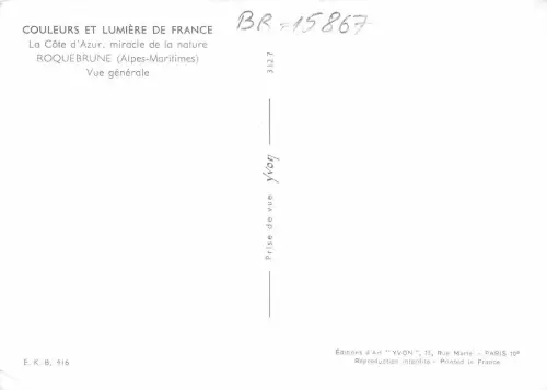 BR15867 Roquebrune vue generale france