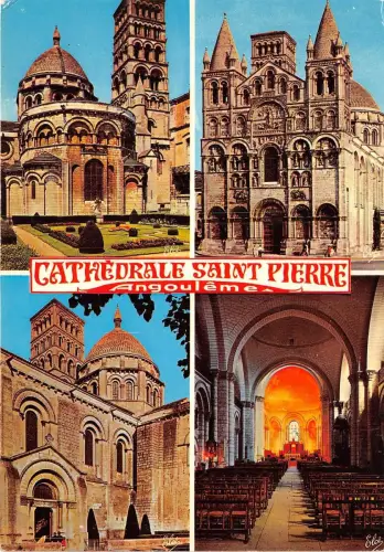 B53270 Angouelme Cathedrale Saint Pierre multi vues france