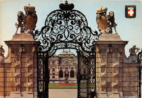B67017 Austria Wien Belvedere Eingang