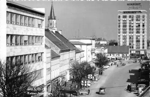 B68861 Wels Kaiser Josef Platz Auto Voiture Österreich