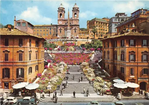 BG13585 piazza di spagna trinita dei monti roma italy