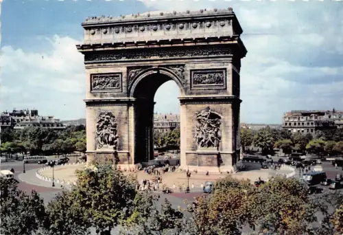 BG28118 paris arc de triomphe france
