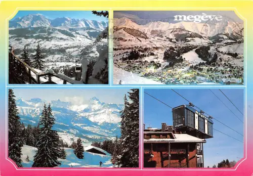 BR14910 Megeve Station ete hiver france
