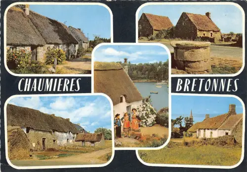 BR23408 Chaumieres du Morbihan et du Finistere La Bretagne Frankreich