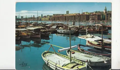 BF28682 marseille quai du port la mairie et clocher france front/back image