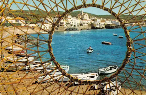 BR15591 Cadaques costa brava original vision a travers de una nansa spain