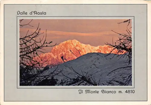 B66448 Aostatal Il Monte Bianco Italien