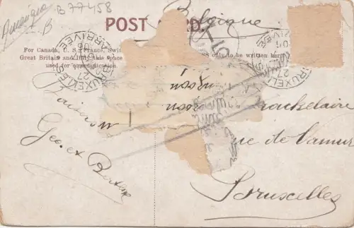 B77458 vue prise dela citadele quebec canada scan front/back image