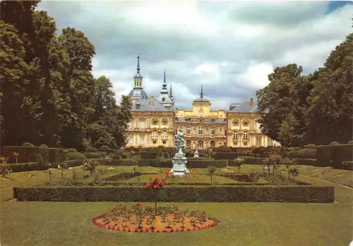 B33176 Schloss La Granja de San Idefonso aus Fame Blumengarten Spanien