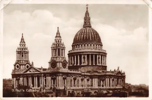 BR80995 St Paul S Cathedral London Echtfoto UK