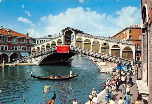 BG17542 venezia gondel ponte di rialto italy