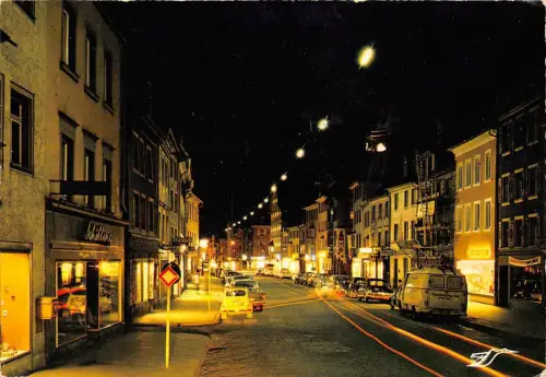 B34556 Villingen im Schwarzwald Oberestraße bei Nacht Deutschland