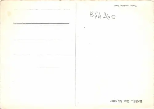 B64260 Basel Das Münster Schweiz