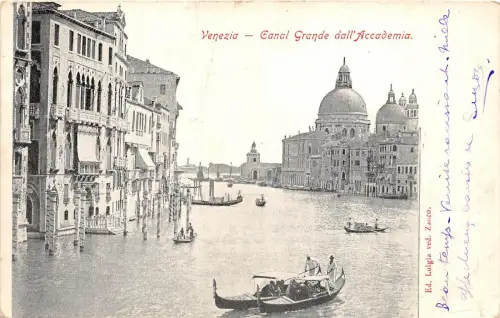 BR32834 Venezia Canal Grande dall Academia italy