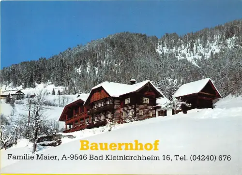 B68317 Österreich Kärnten Bad Kleinkirchheum Familie Maier Multiviews