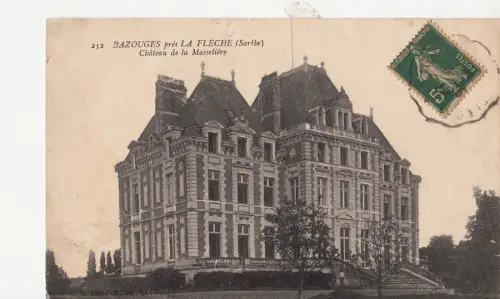 BF12382 bazouges pres la fleche sarthe chateau de la ma france Vorder-/Rückbild