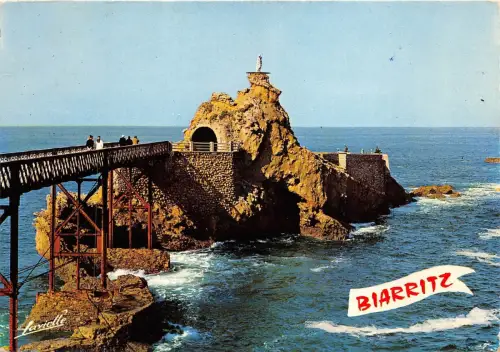 BR8403 Biarritz Rocher de la Vierge france