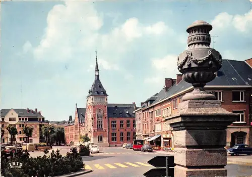 BR11189 Grand palace et palais de justice Nivelles belgien