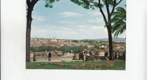 BF23390 veduta panoramica del giranicolo roma italy front/back image