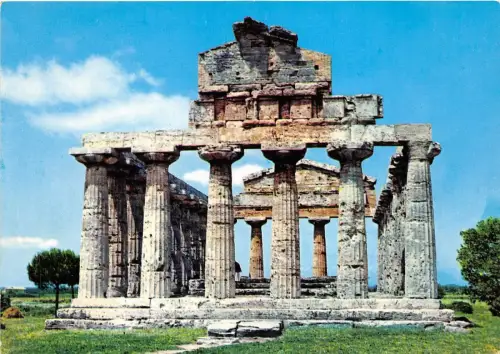 BG6572 paestum tempio di cerere italy