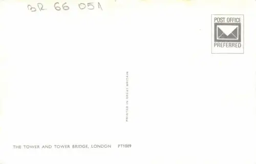 BR66051 the tower and tower bridge london uk 14x9cm