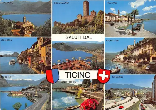 BG28338 Saluti dal Tessin Schweiz