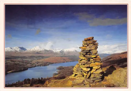 B87760 coniston water from top o selside cumbria uk