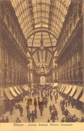 Br33983 Milano Galleria Vittorio Emanuele italy