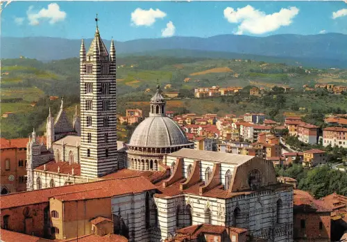 BR12748 Siena Panorama con la Cathedrale italy