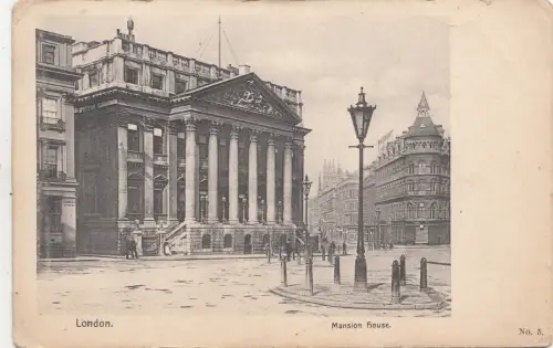 BF32163 mansion house london uk front/back image