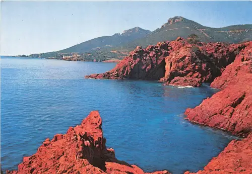 BR13286 La Corniche d Or Rochers du Trayas france