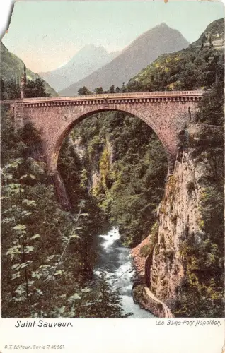 B38097 Saint Sauveur Les Bains Pont Napoleon Frankreich