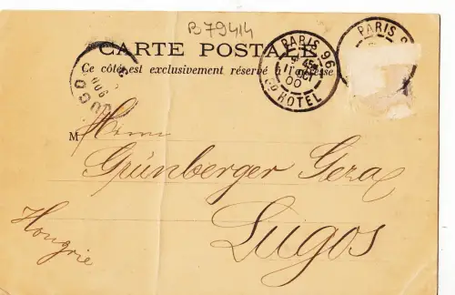 B79414 paris eglise saint augustin france front/back image