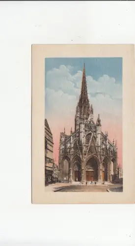 B79872 rouen l eglise saint maclou france front/back image
