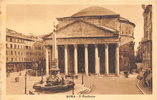 Br34152 Roma Il Pantheon Italien