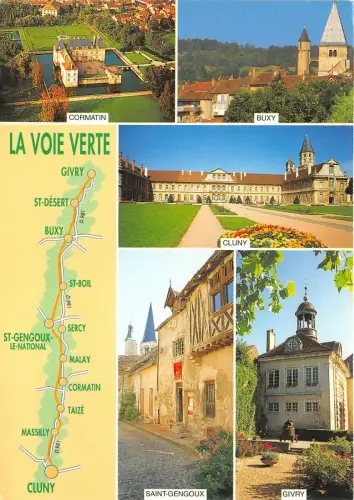 BC60128 Karten Cartes geographiques La Voie Verte