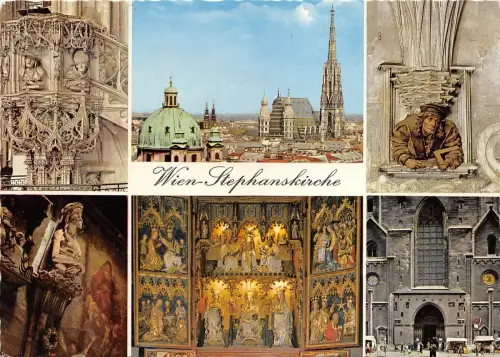 B31942 Wien Stepahnskirche Mehrfachansichten Österreich